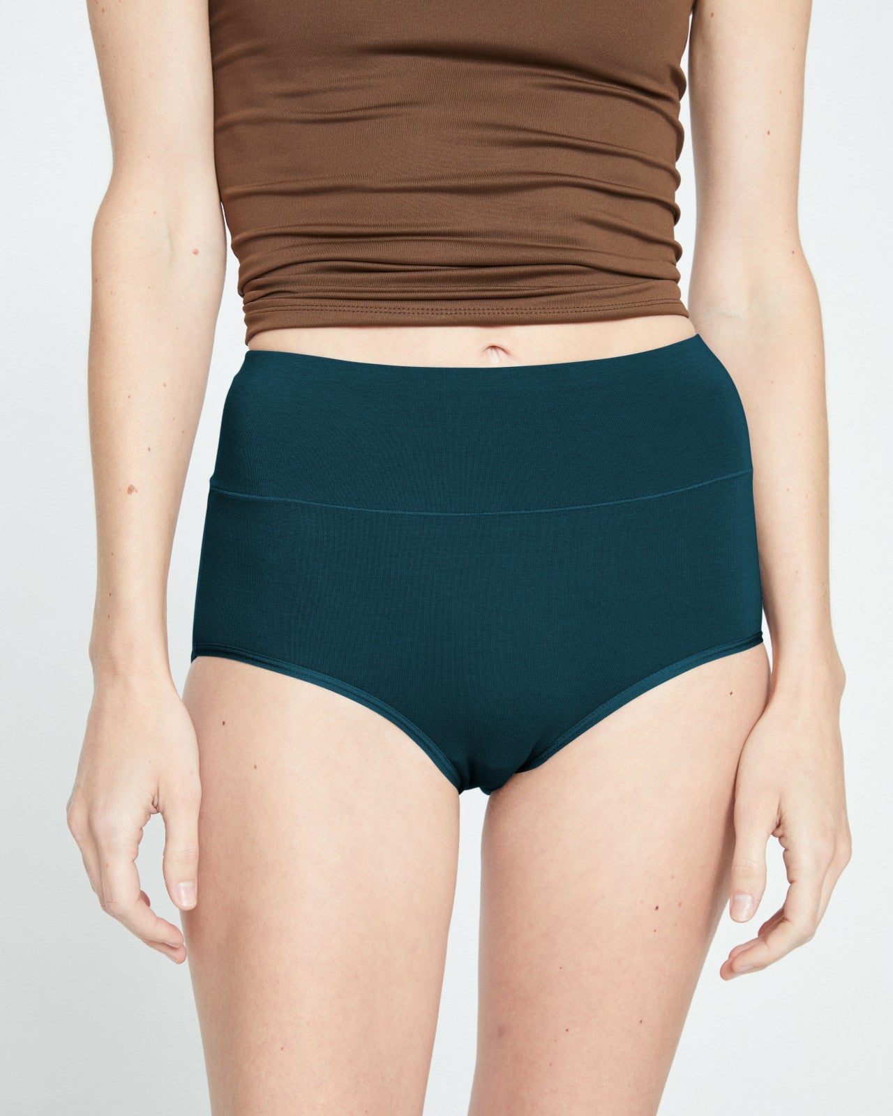 Universal Standard UltimateS Full Coverage High Rise Brief - Deep Sea