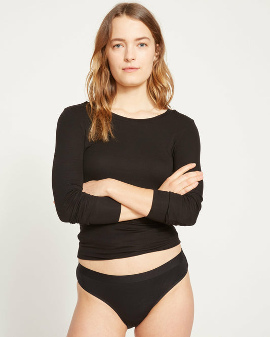 Universal Standard UltimateS Mid Rise Bikini - Black