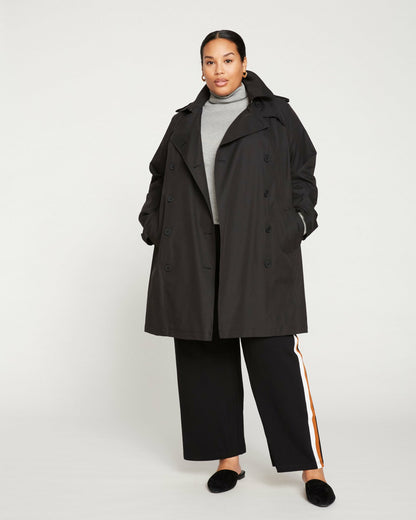 Universal Standard Derjon Trench Coat - Black