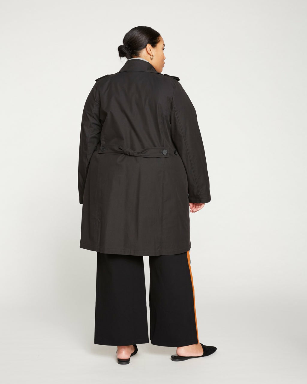 Universal Standard Derjon Trench Coat - Black