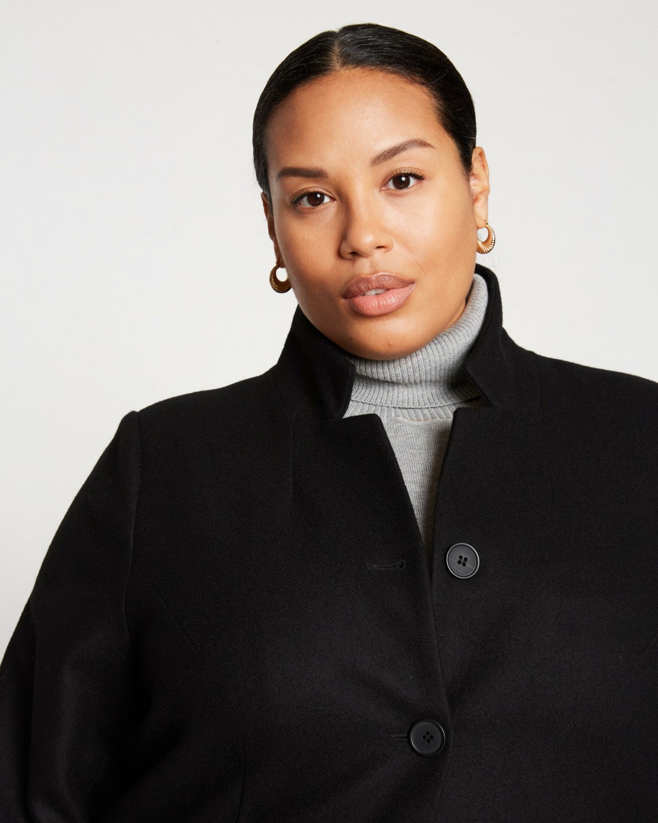 Universal Standard Beas Coat - Black