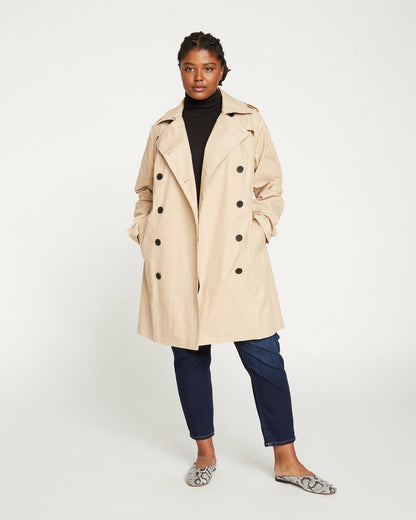 Universal Standard Derjon Trench Coat - Khaki
