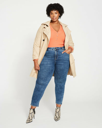 Universal Standard Derjon Trench Coat - Khaki