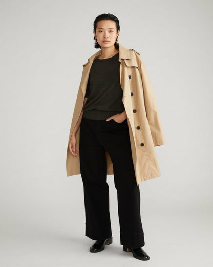 Universal Standard Derjon Trench Coat - Khaki