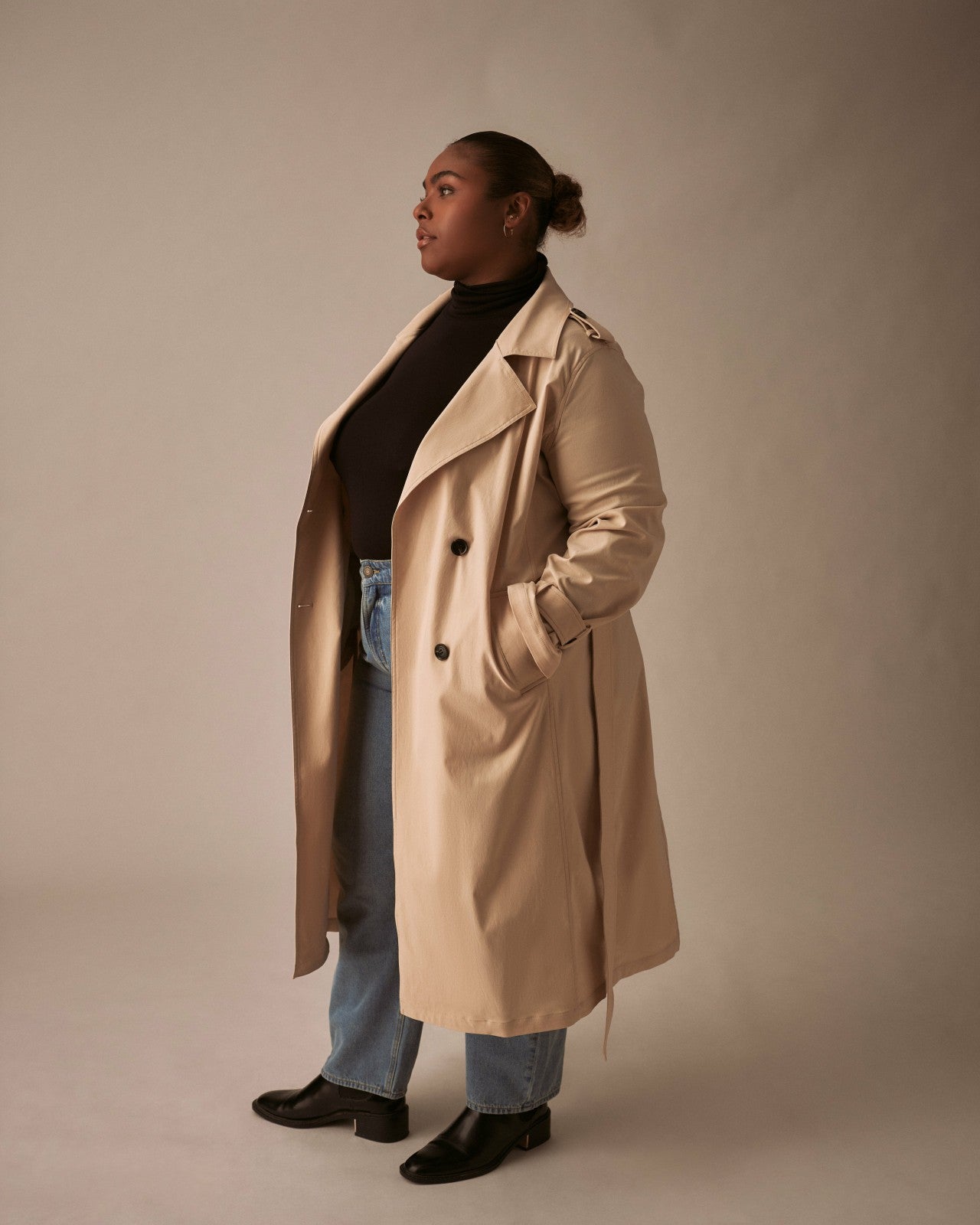 Universal Standard Henning x US Park Soft Trench - Birch