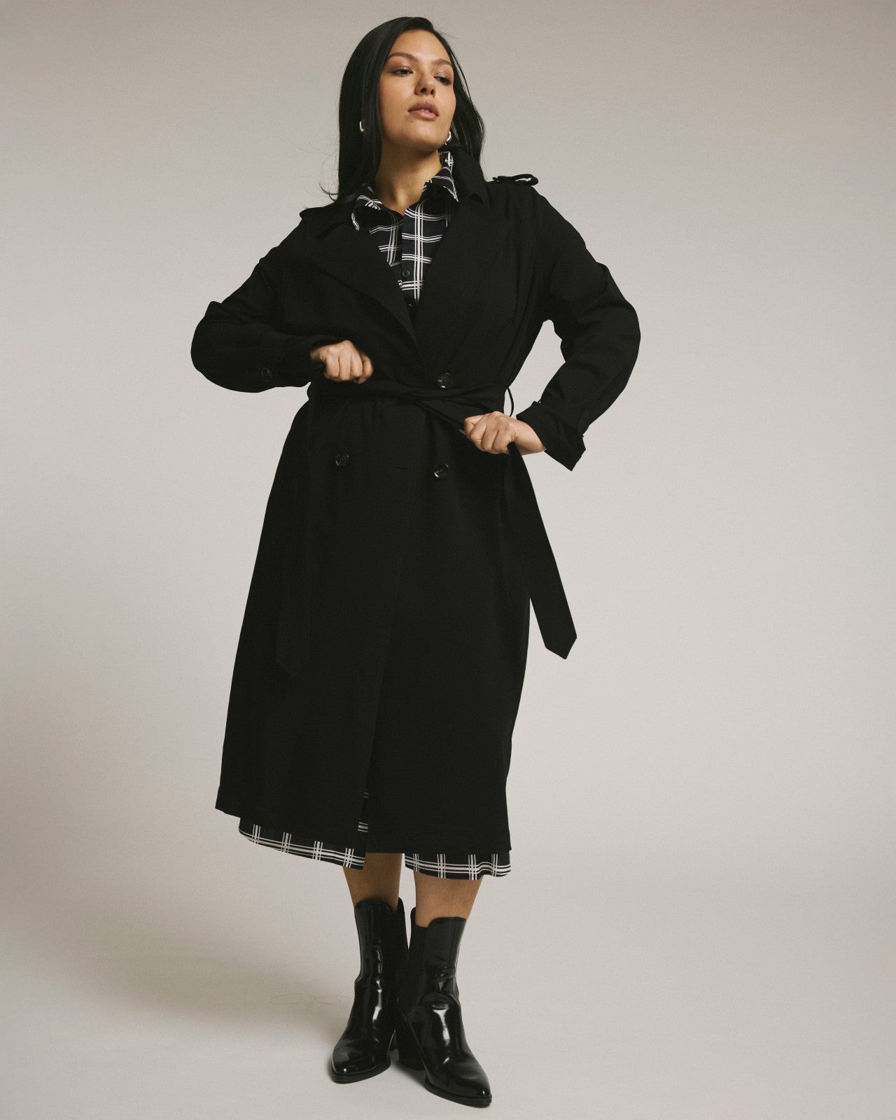 Universal Standard Henning x US Park Soft Trench - Black