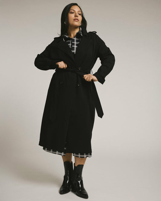 Universal Standard Henning x US Park Soft Trench - Black