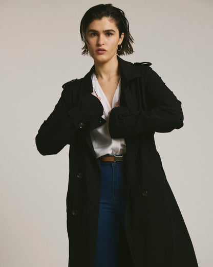 Universal Standard Henning x US Park Soft Trench - Black
