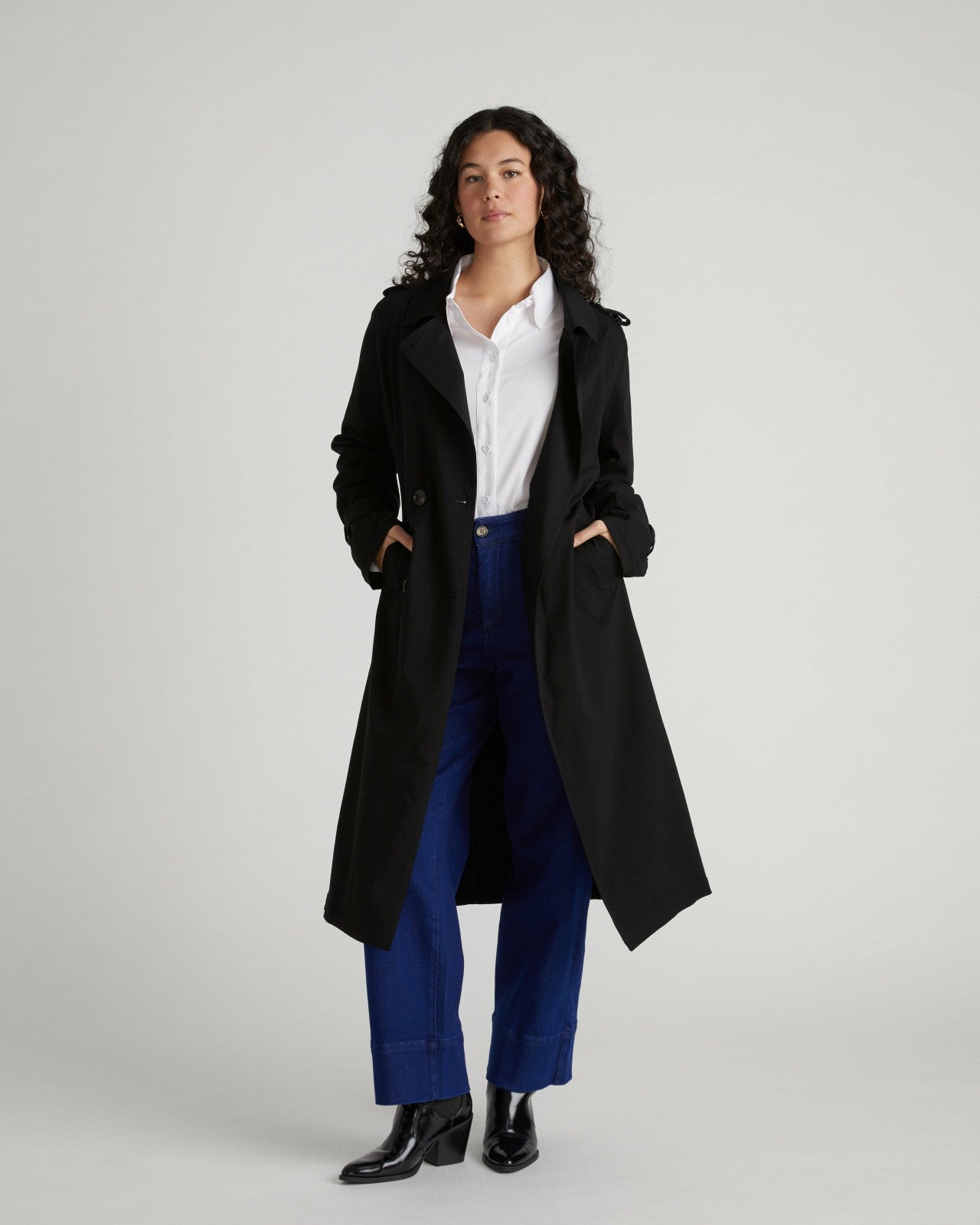 Universal Standard Henning x US Park Soft Trench - Black