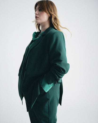 Universal Standard All Day Warren Double Breasted Blazer - Botanic