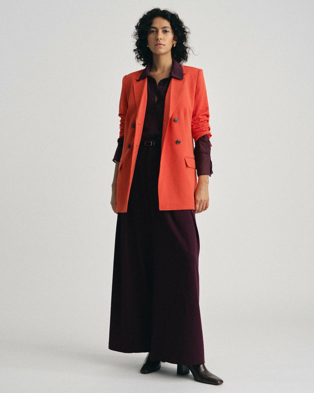 Universal Standard All Day Warren Double Breasted Blazer - Poppy