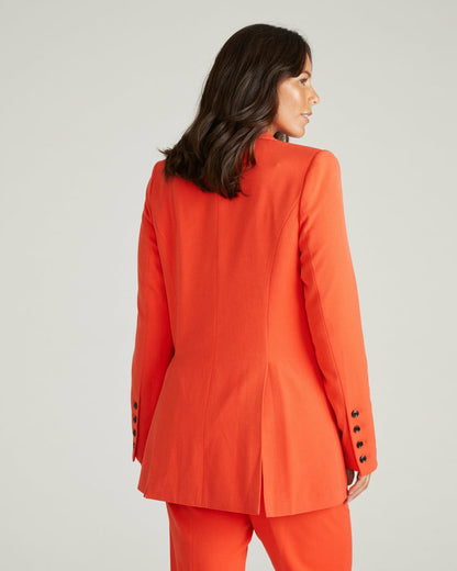 Universal Standard All Day Warren Double Breasted Blazer - Poppy
