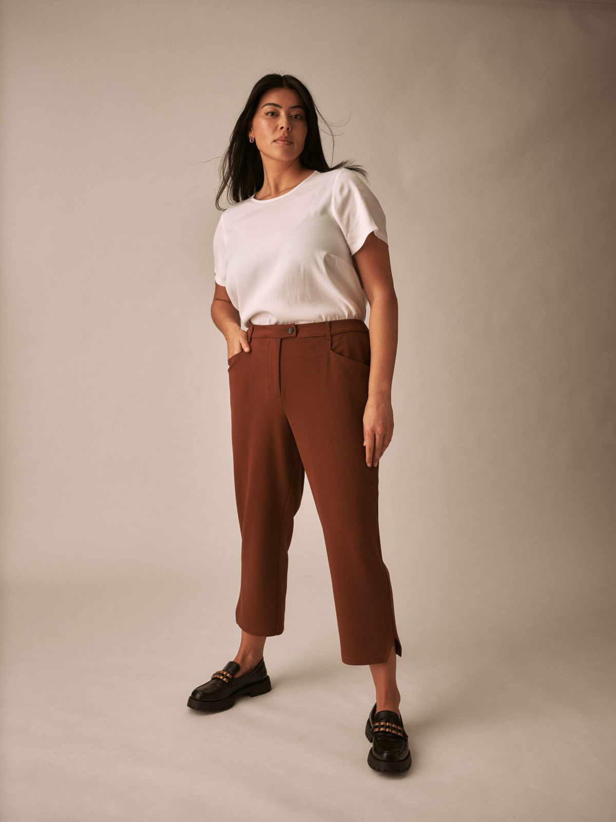 Universal Standard All Day Mercer Tapered Leg Pants - Pony