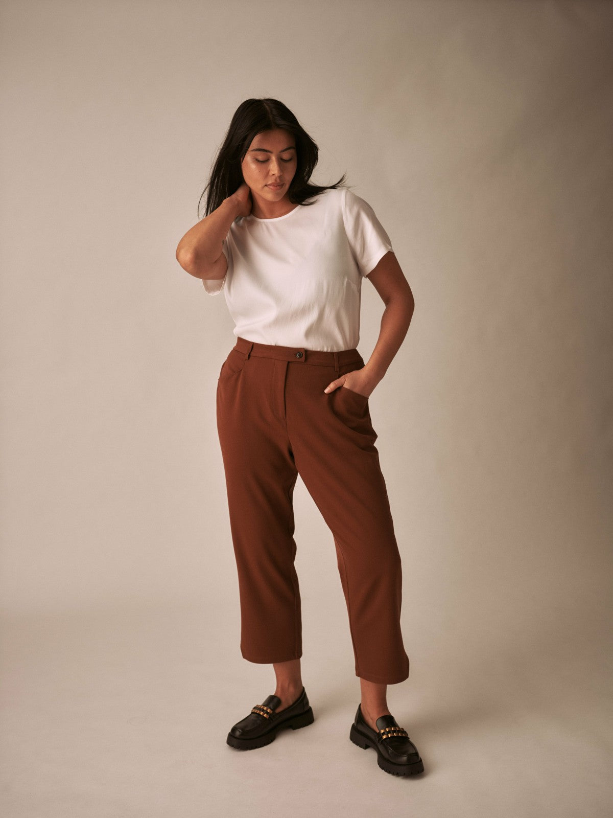 Universal Standard All Day Mercer Tapered Leg Pants - Pony