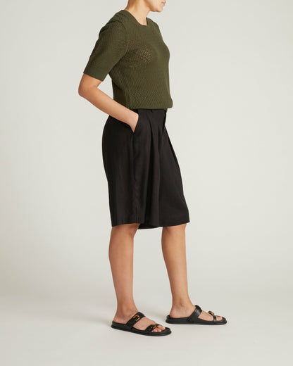 Universal Standard Rosie Pointelle Sweater Top - Camo