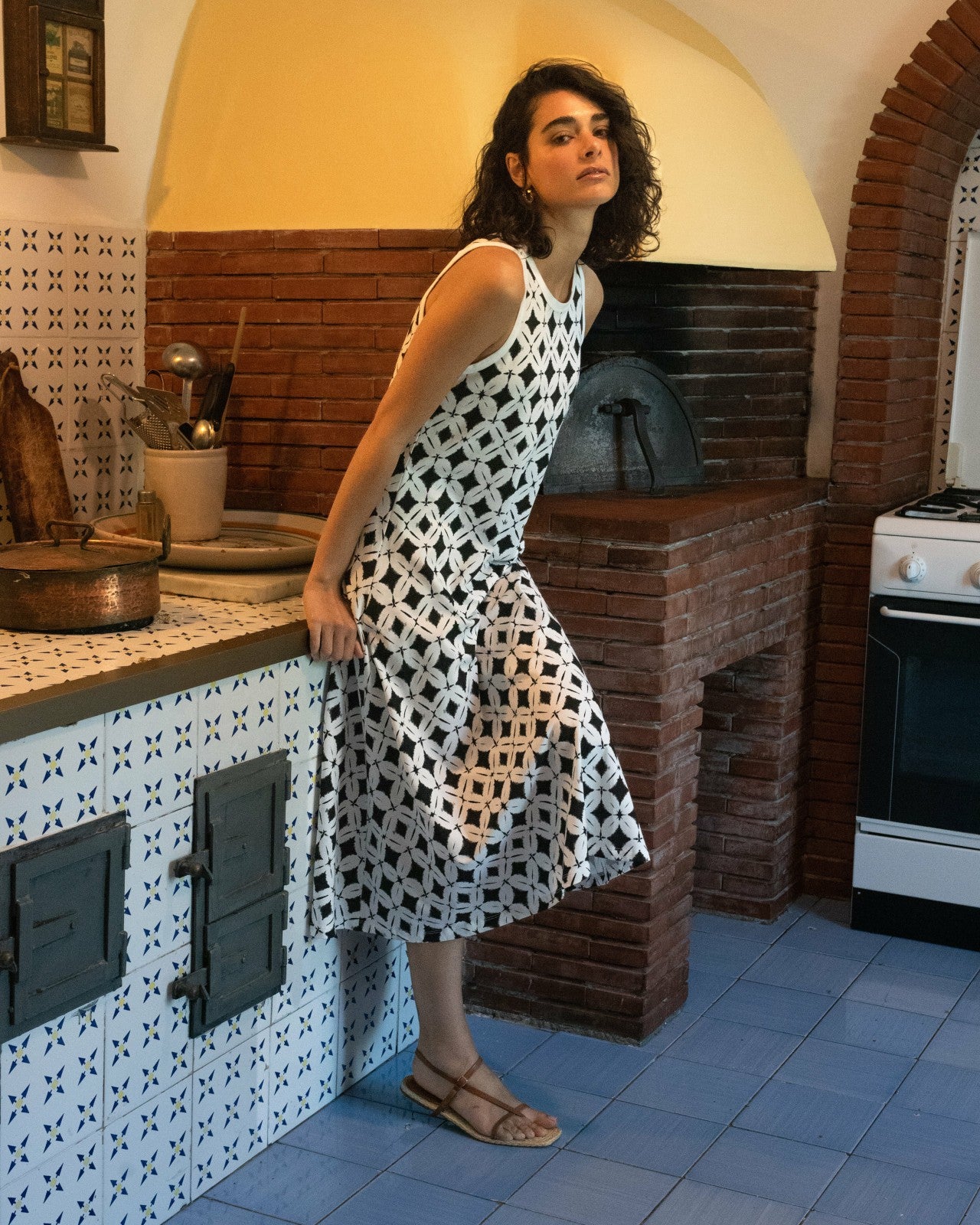 Universal Standard Sardinia Tank Dress - Eclipse Print
