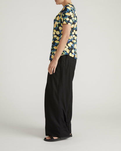 Universal Standard V Rex - Black Limoncello Print