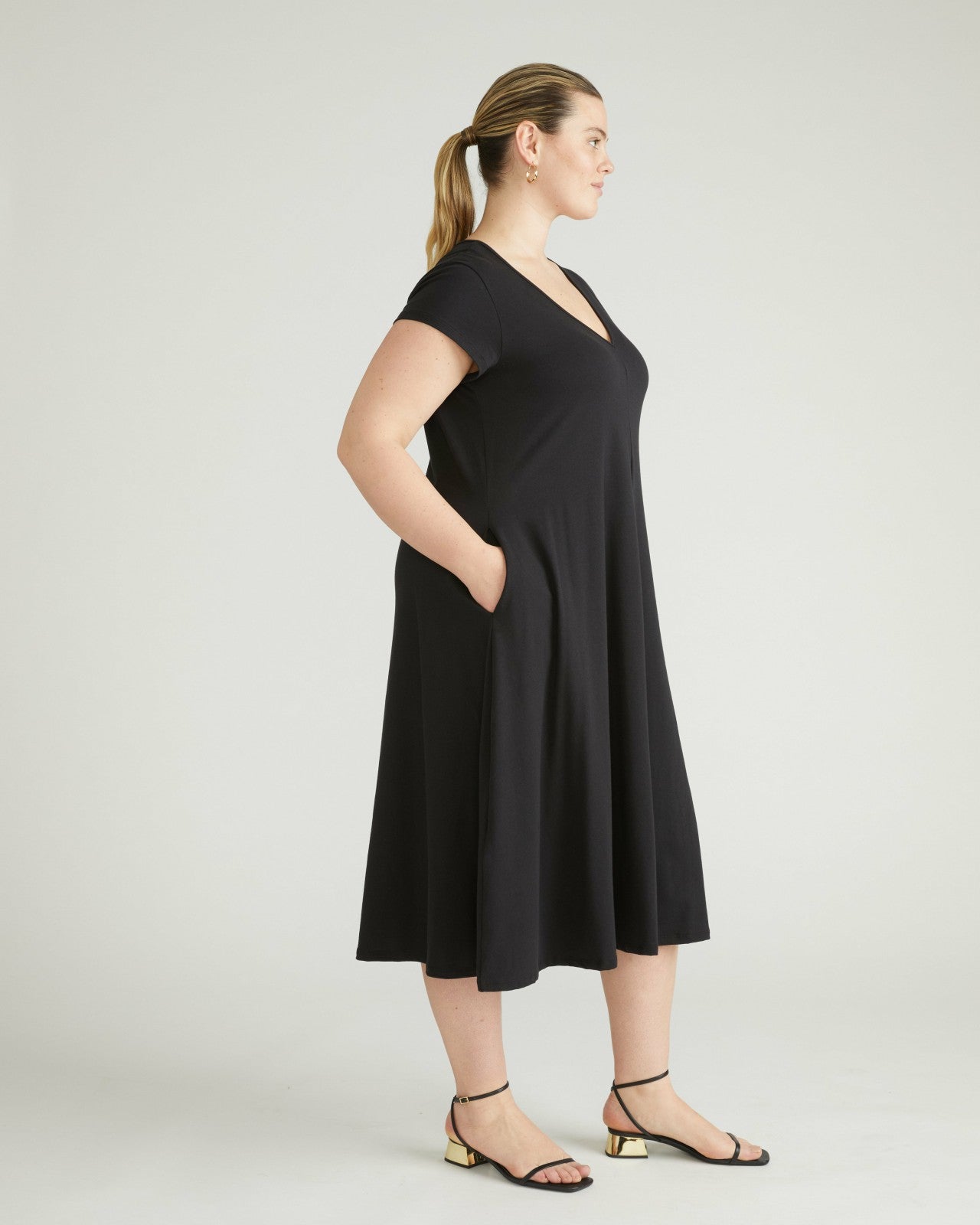 Universal Standard Danna Jersey Dress - Black
