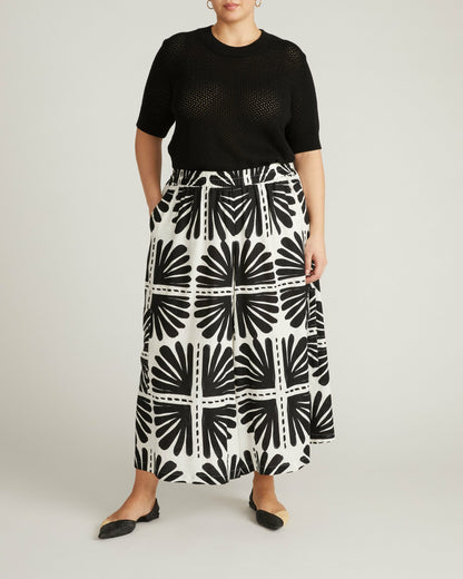Universal Standard Rosie Pointelle Sweater Top - Black