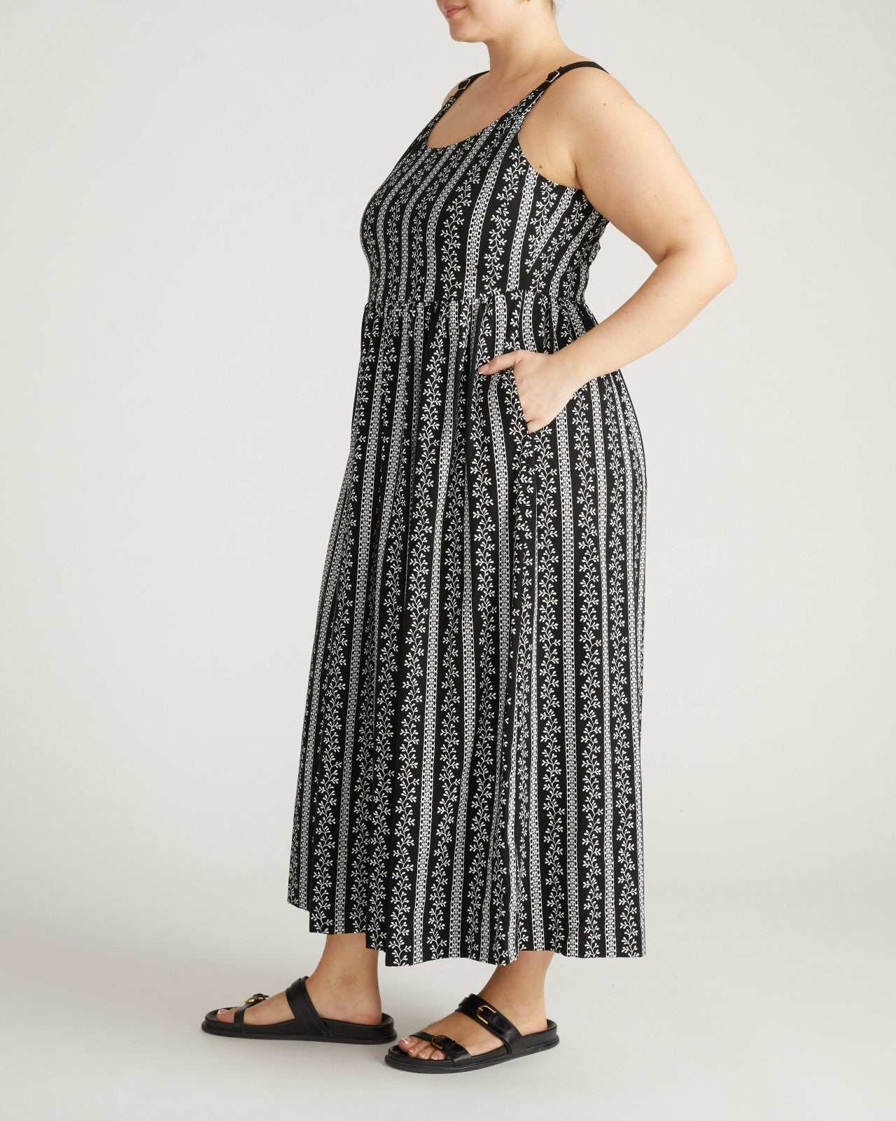 Universal Standard Cayo Cami Dress - Florentine Print