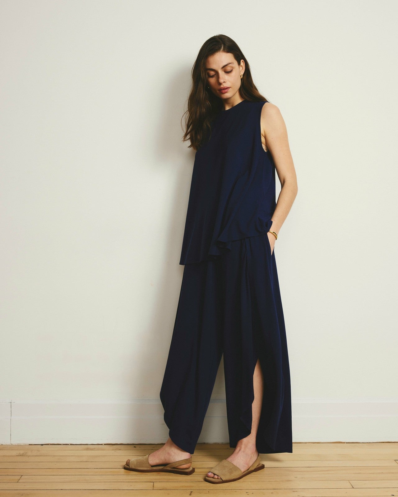 Universal Standard Rey Divine Jersey Pull-On Pants - Cenote