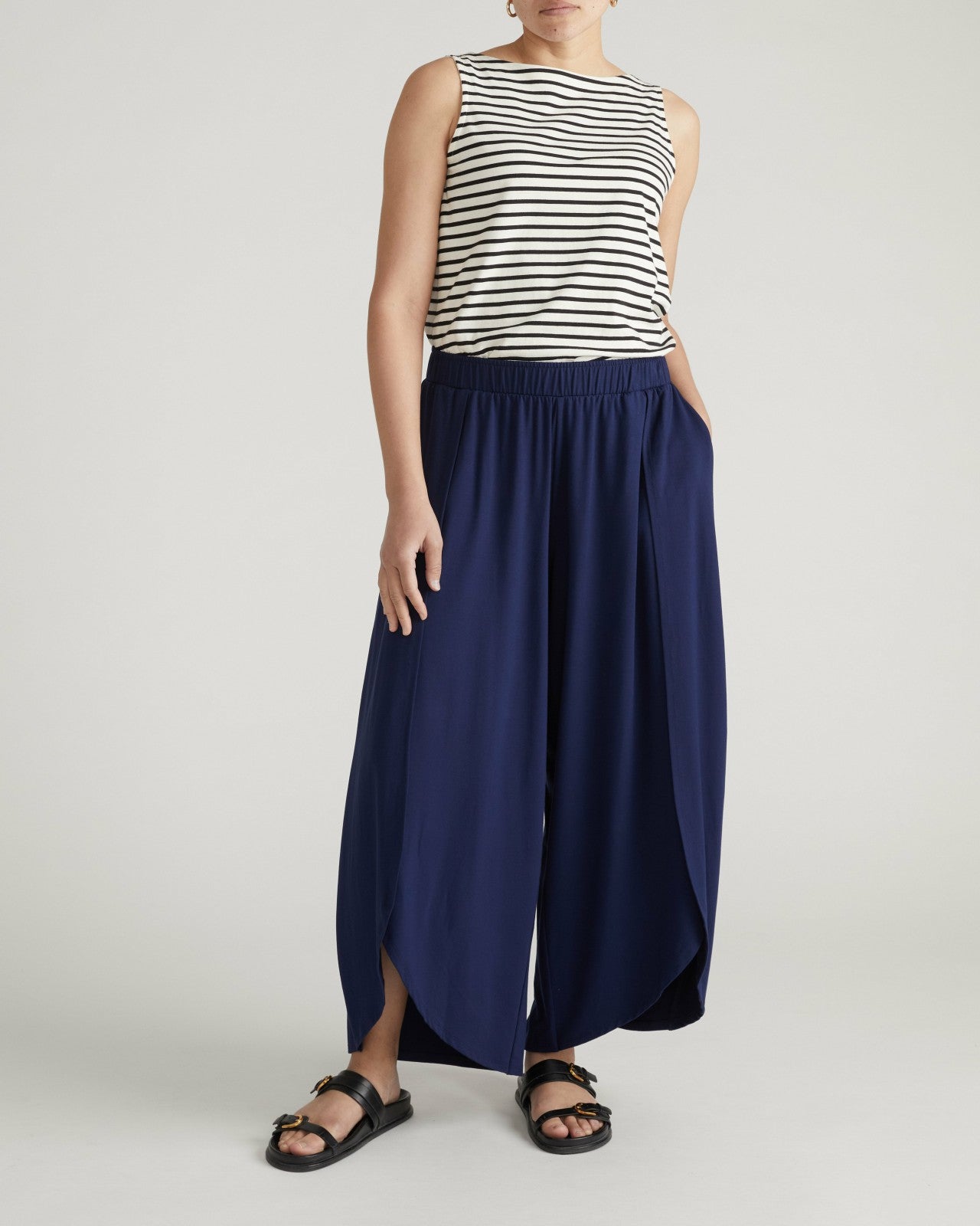 Universal Standard Rey Divine Jersey Pull-On Pants - Cenote