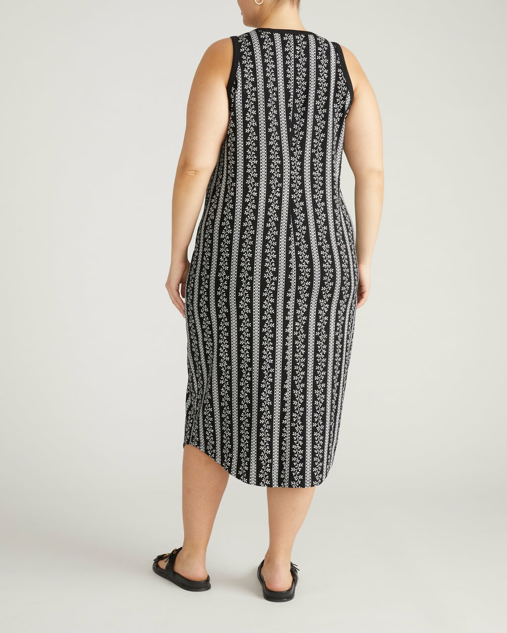 Universal Standard Cai High Neck Tank Dress - Florentine Print