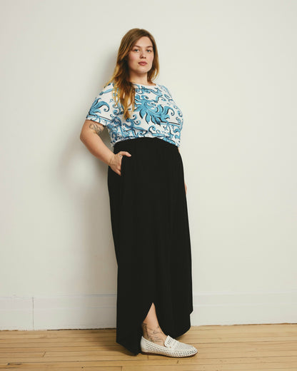Universal Standard Rey Divine Jersey Pull-On Pants - Black