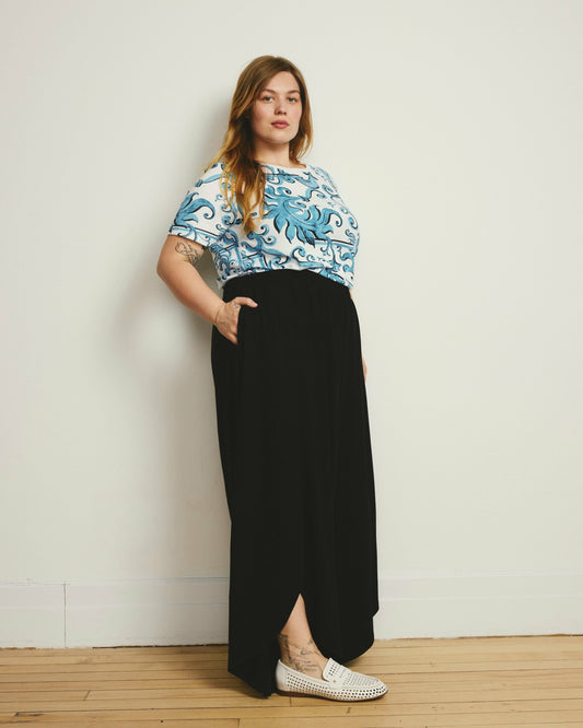 Universal Standard Rey Divine Jersey Pull-On Pants - Black