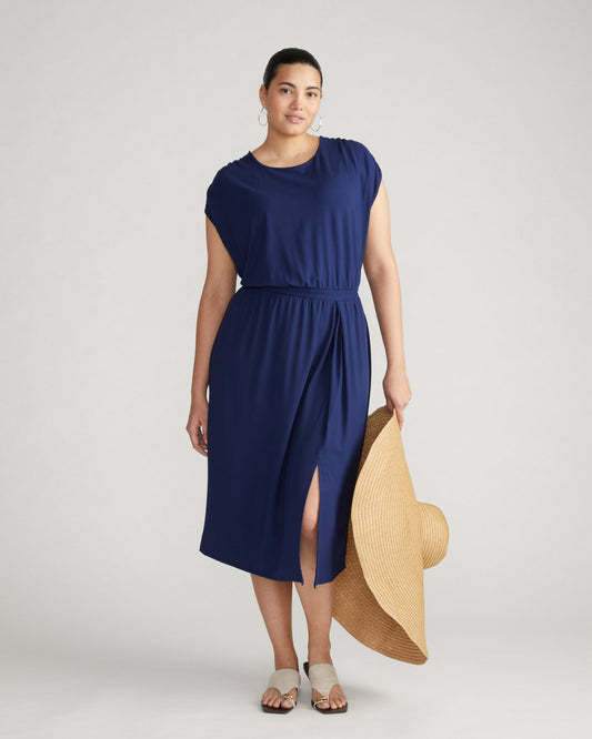 Universal Standard Havana Divine Jersey Dress - Cenote