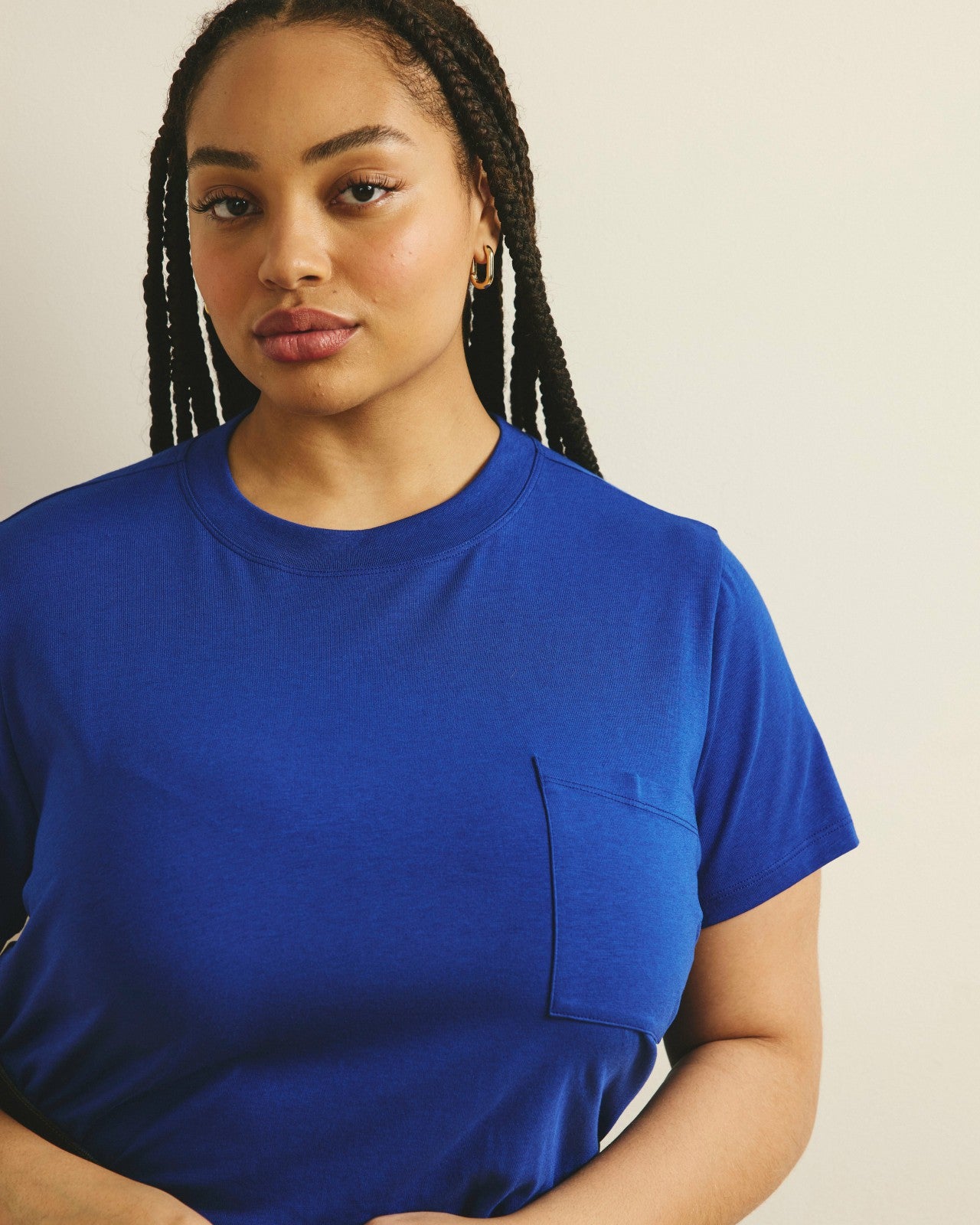 Universal Standard Garcon Tee - Lapis
