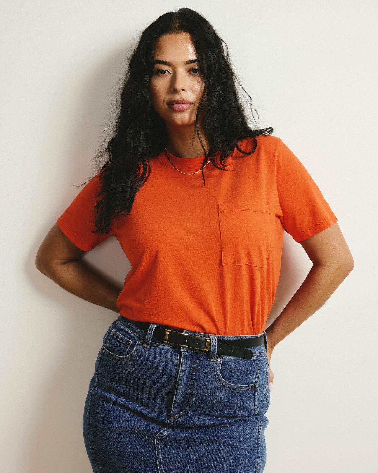 Universal Standard Garcon Tee - Poppy