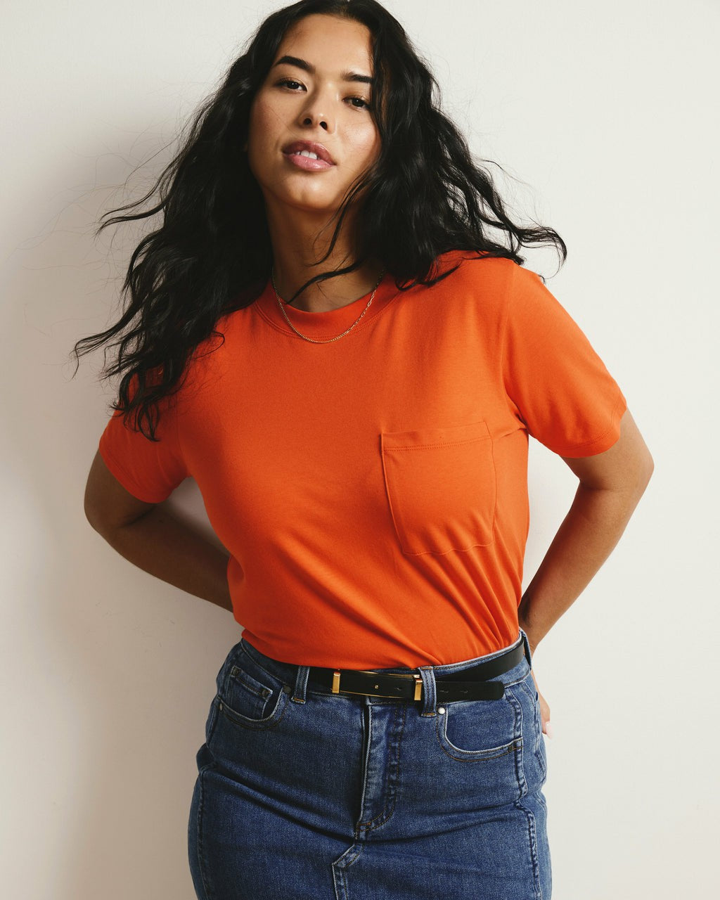 Universal Standard Garcon Tee - Poppy