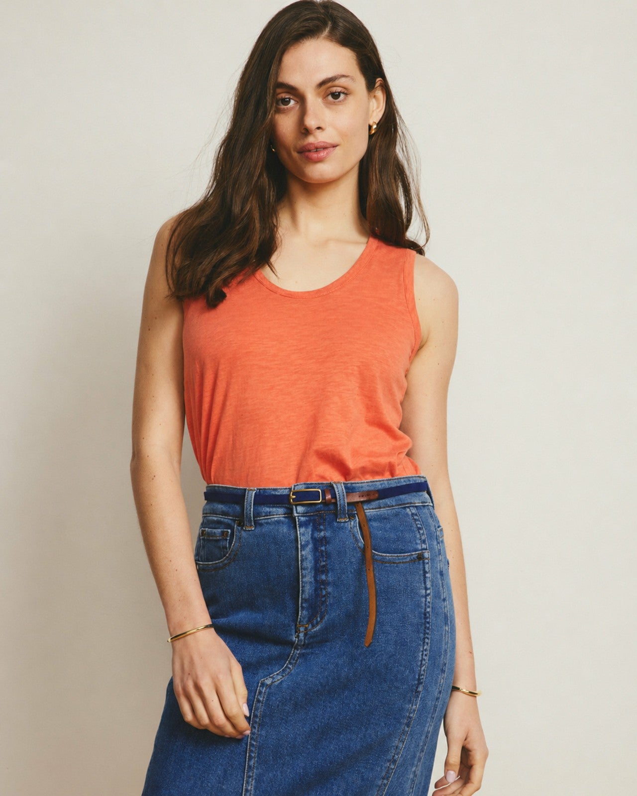 Universal Standard Light-As-Air Tank - Italian Orange