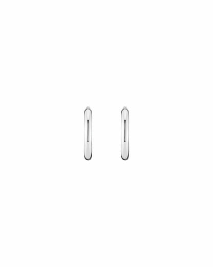 Universal Standard Aurate Silver Hoop Earrings