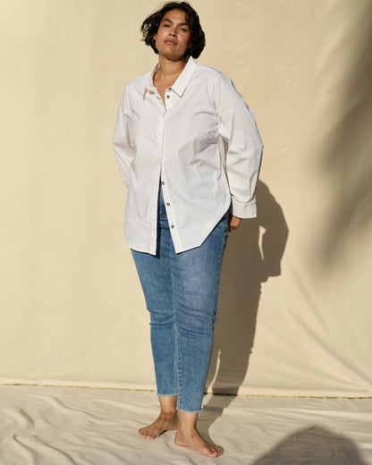Universal Standard Joni High Rise Curve Slim Leg Jeans 27 Inch - Bright Indigo