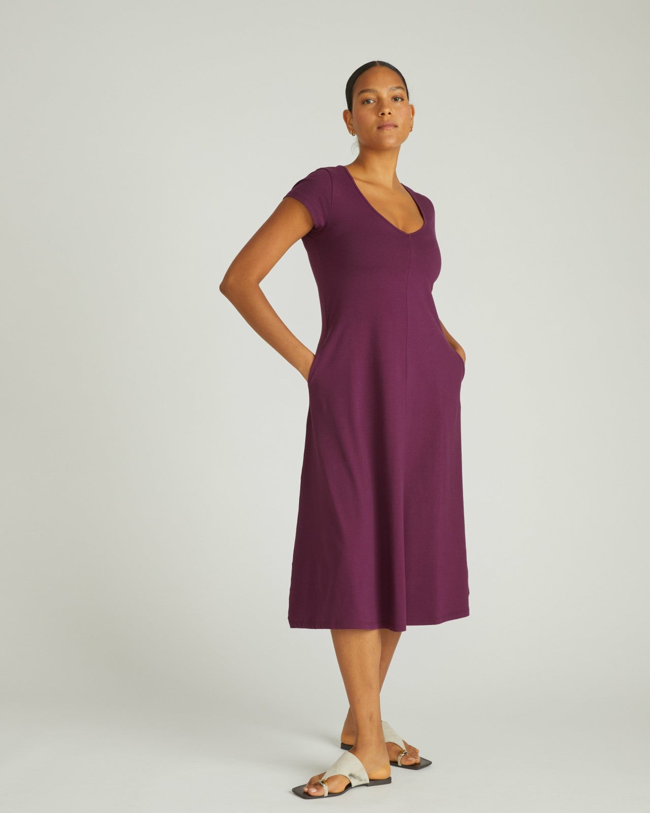 Universal Standard Danna Jersey Dress - Gamay