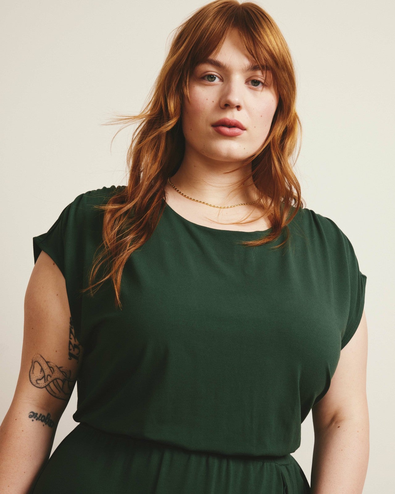 Universal Standard Havana Divine Jersey Dress - Conifer