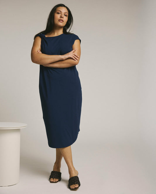 Universal Standard Shoulder Knot Dress - Cenote