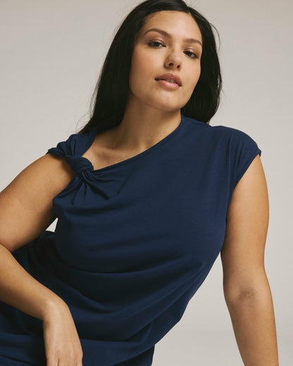 Universal Standard Shoulder Knot Dress - Cenote