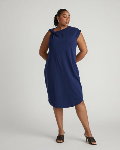 Universal Standard Shoulder Knot Dress - Cenote