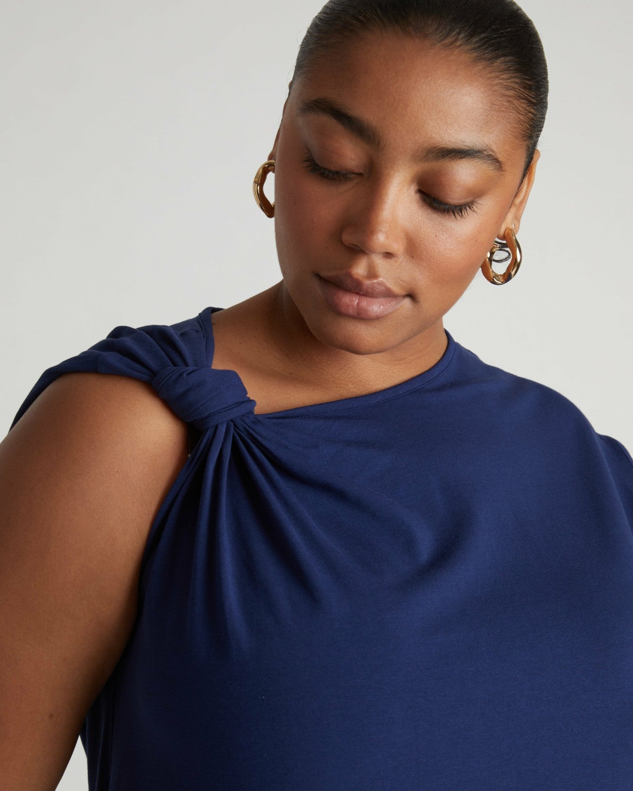 Universal Standard Shoulder Knot Dress - Cenote