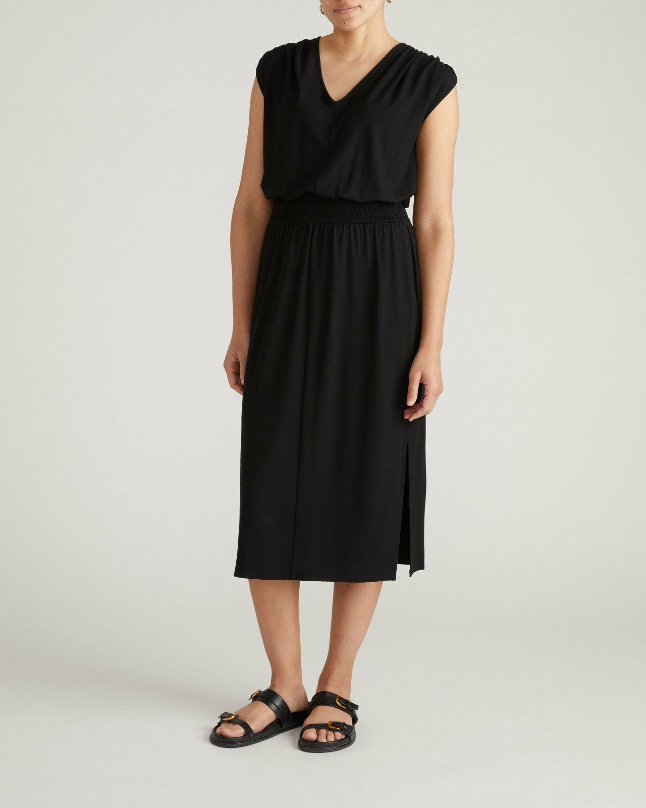 Universal Standard Tish Divine Jersey Kaftan - Black
