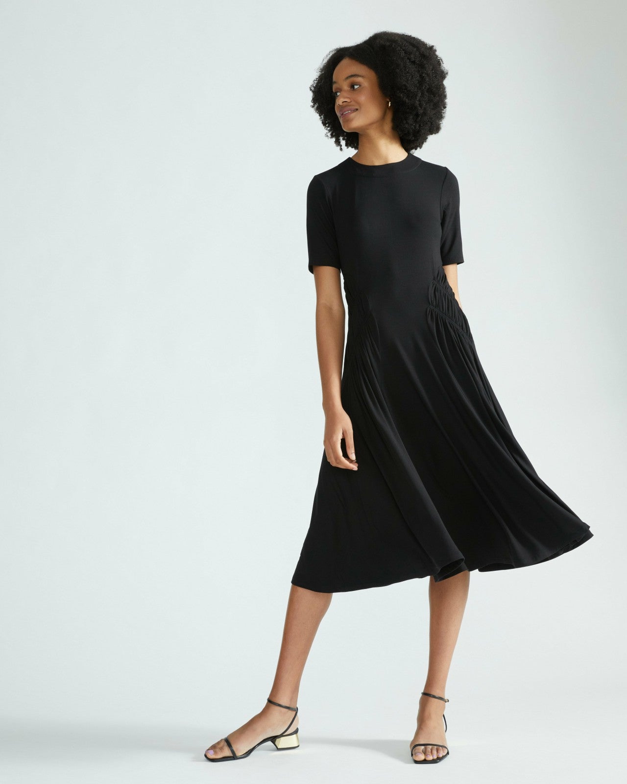 Universal Standard Devi Liquid Jersey Dress - Black