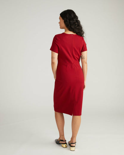 Universal Standard Executive Ponte Dress - Garnet
