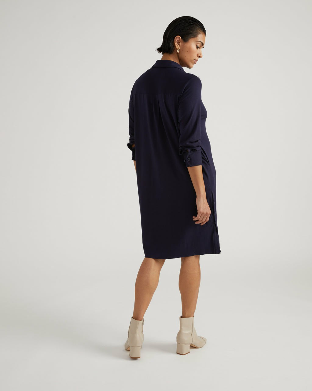 Universal Standard Marcie Liquid Jersey Dress - Midnight