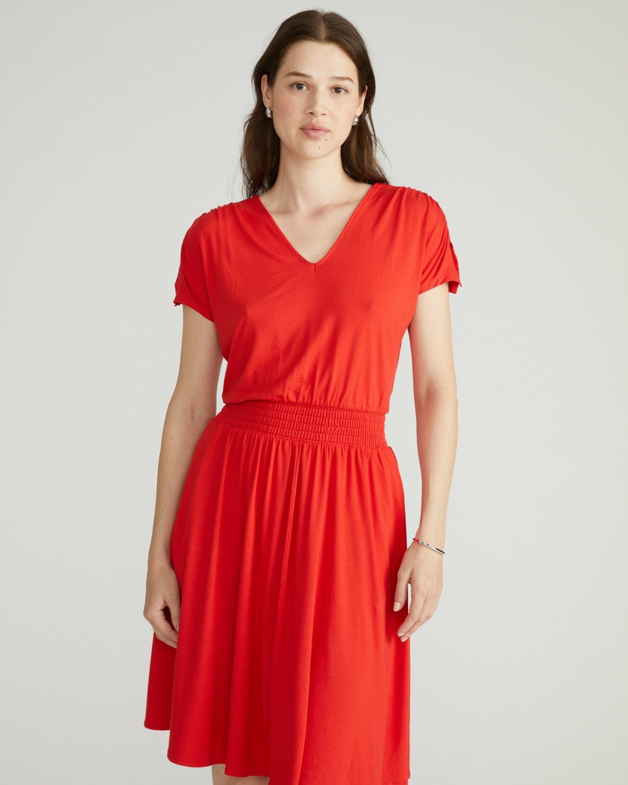 Universal Standard Minetta Liquid Jersey Dress - Lipstick