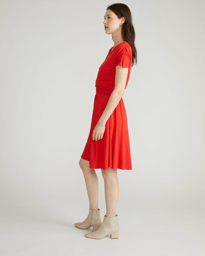 Universal Standard Minetta Liquid Jersey Dress - Lipstick