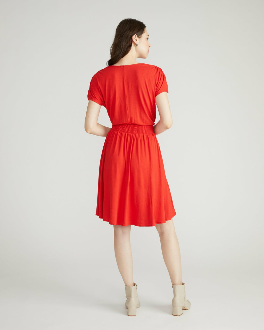 Universal Standard Minetta Liquid Jersey Dress - Lipstick