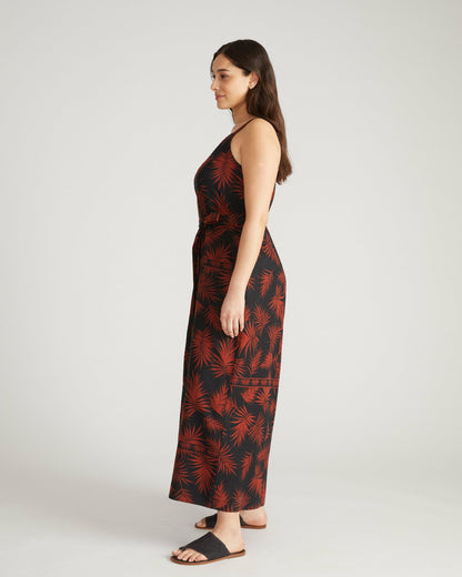 Universal Standard Promenade Linen Blend Jumpsuit - Bohem Print